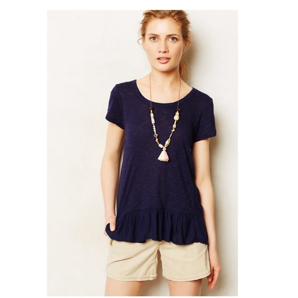 Anthropologie Narda Tee By Saturday Sunday